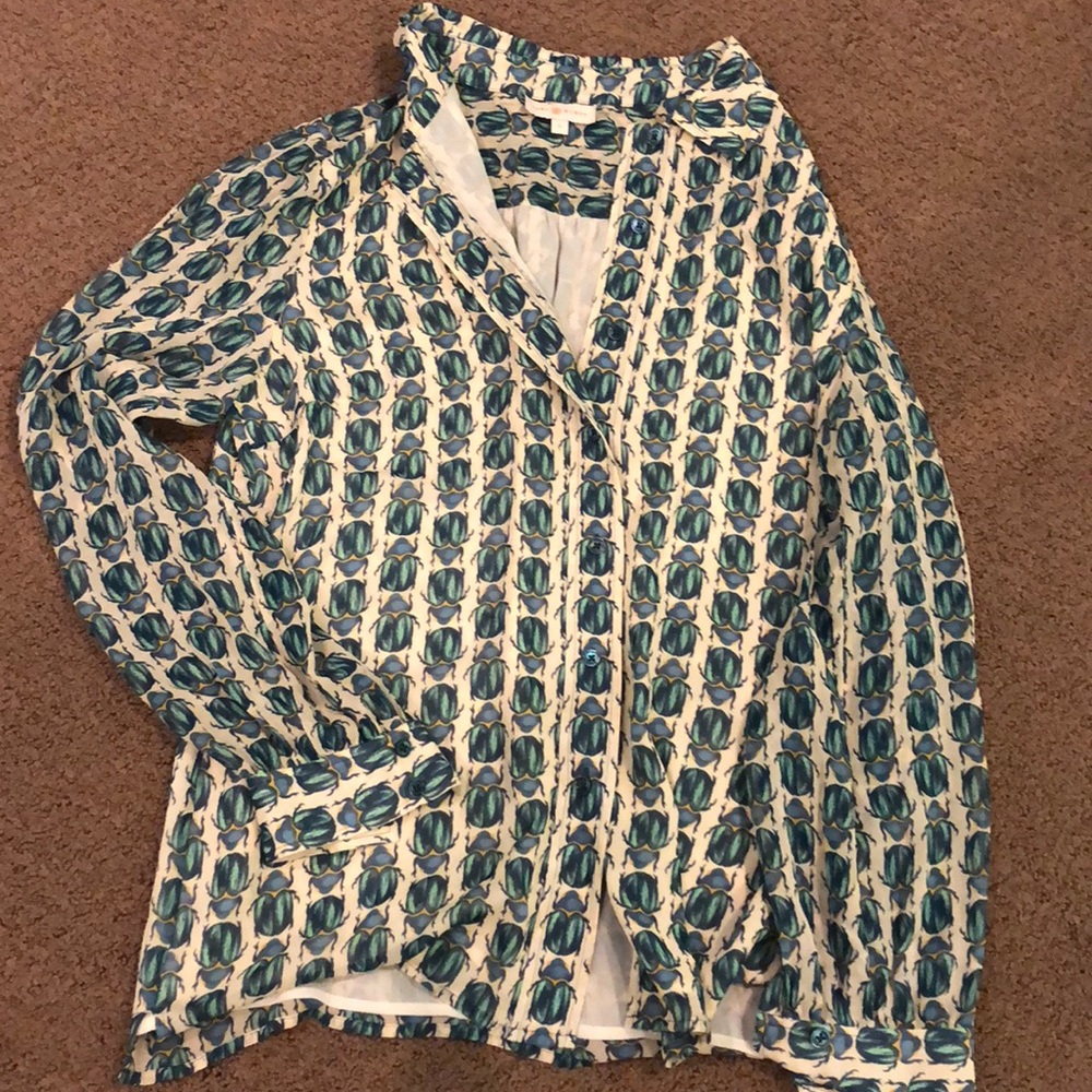 Tory Burch size 12 button down shirt